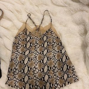 Snake Print Cami